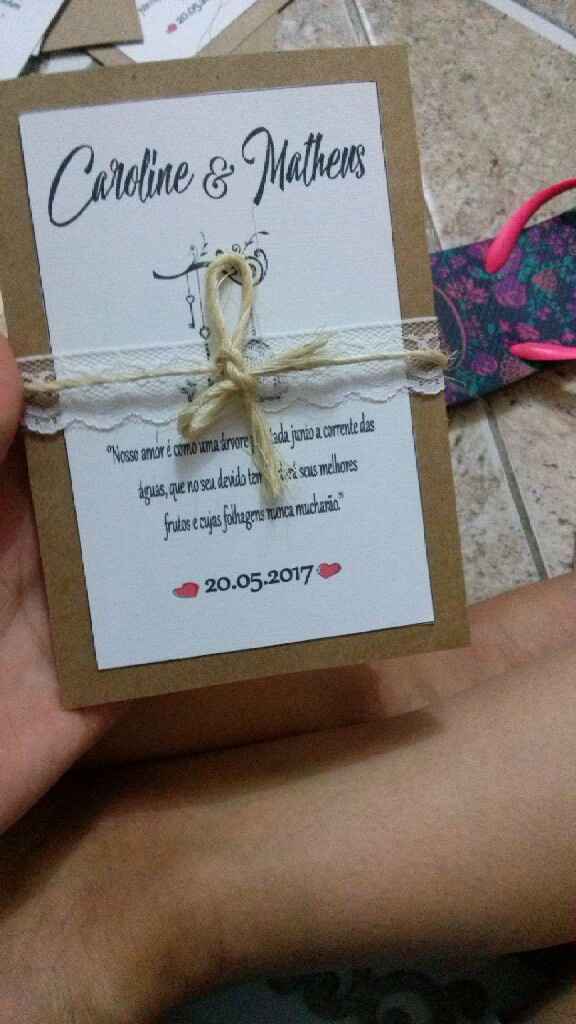 Convite do noivado - 1