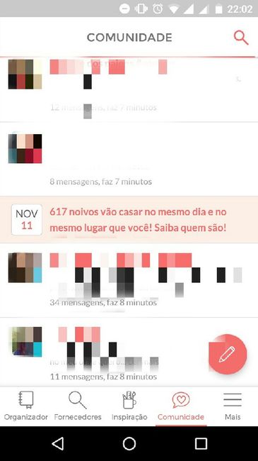 Qual é sua data e quantos noivos vão casar no mesmo dia que você? - 1