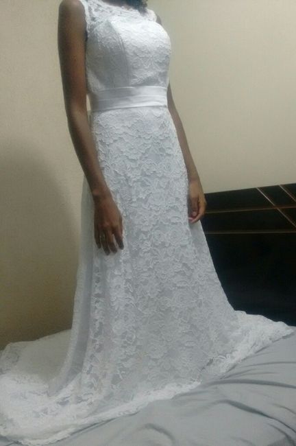 Meu vestido de noiva- chegou - 2