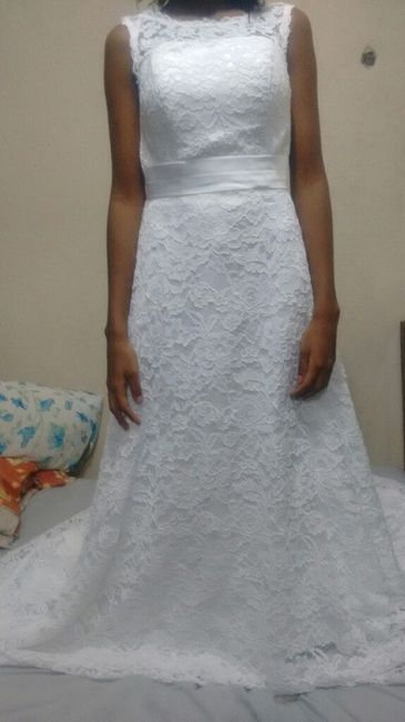 Meu vestido de noiva- chegou - 3