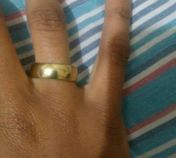 Minha aliança de tungstênio/ meu noivado - 3