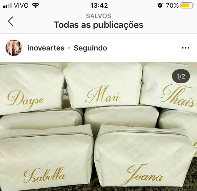 Lembranças do casamento Pais e Padrinhos - 2