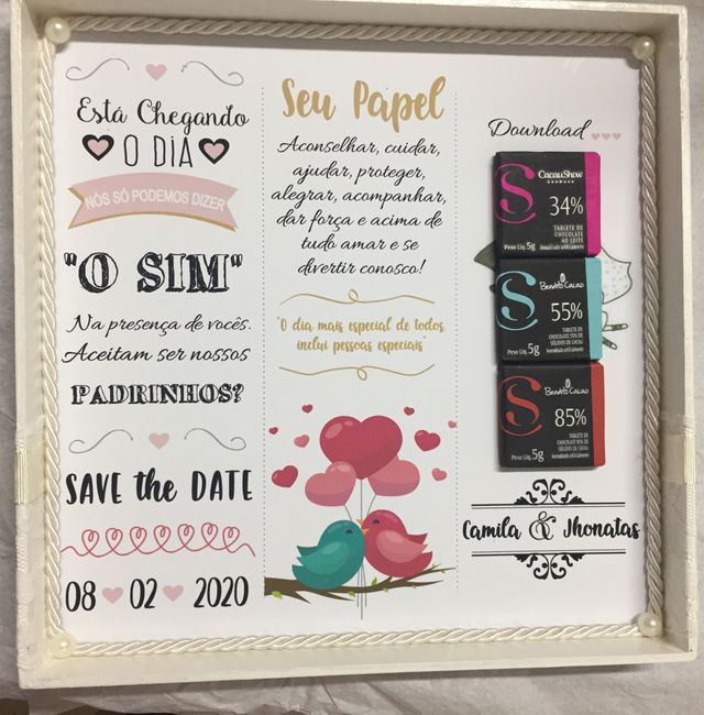 Convite padrinhos - 2