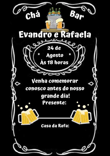 O convite dos homens.