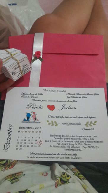 Meus Convites Calendário Chegaram.. Venham Ver.. 😍 - 3