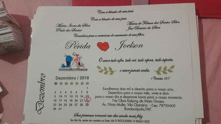 Meus Convites Calendário Chegaram.. Venham Ver.. 😍 - 4