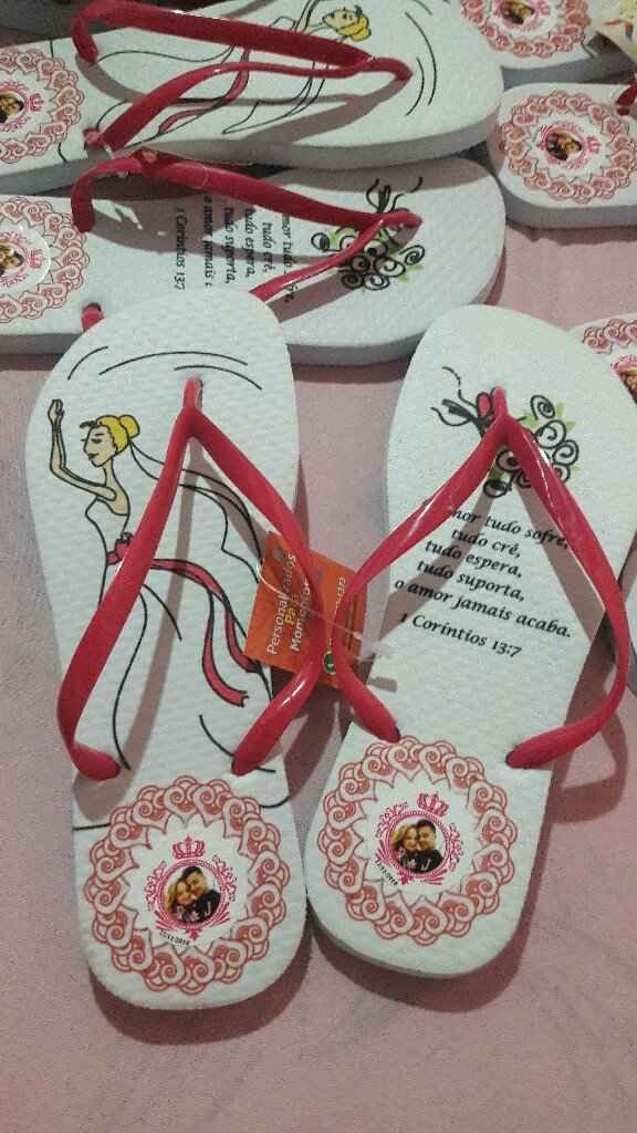 Chegou os Chinelos Personalizados Para as Madrinhas.. Venham Ver ❤😍 - 2