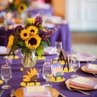 Decoração Roxo e Amarelo - 2