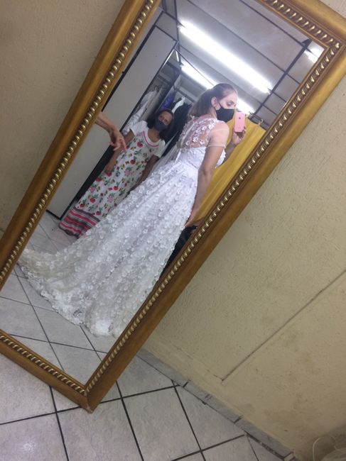 [Teste] Noiva cinematográfica: Vestido - tecido 1
