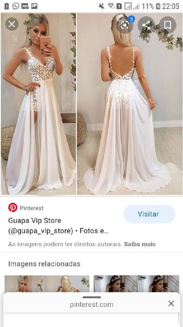 Opinião sobre o vestido 1