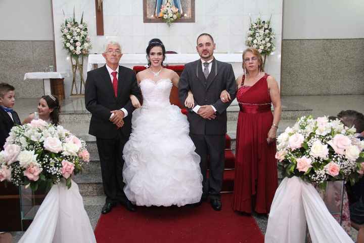 Mãe e tio da noiva