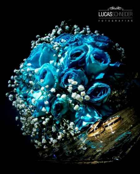 buquê azul