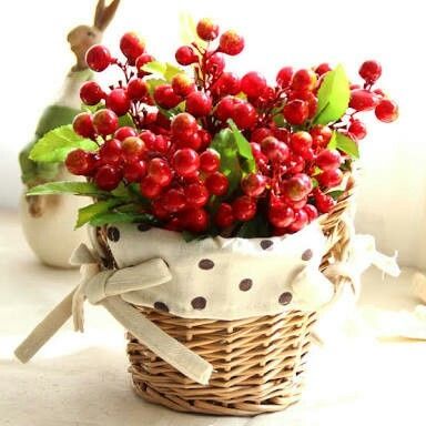 Decoração com flores secas - 9