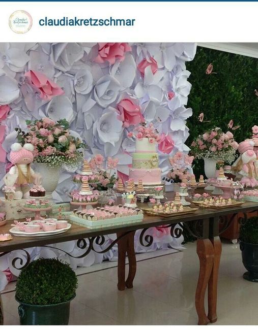 Painéis de flores gigantes de papel - 3