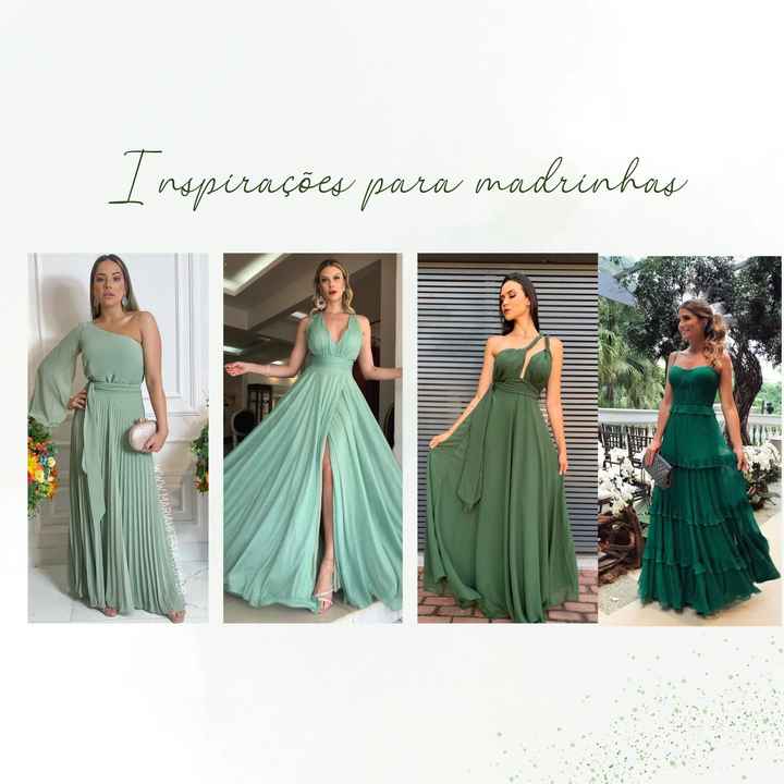 Madrinhas iguais ou diferentes - 1