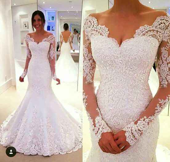Meu vestido de noiva favorito até o momento é... - 1