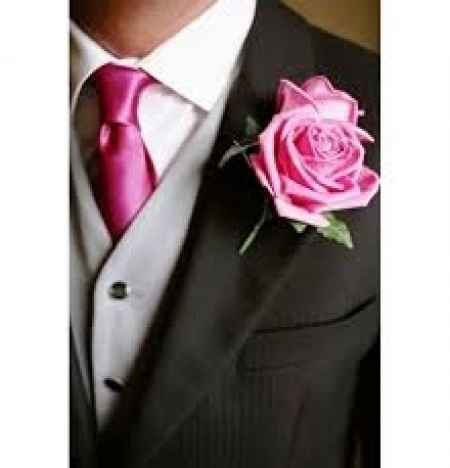 gravata rosa