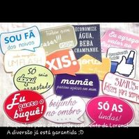 Placas para fotos na festa. Tenho o modelo, quer? - 1