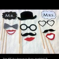 Placas para fotos na festa. Tenho o modelo, quer? - 3