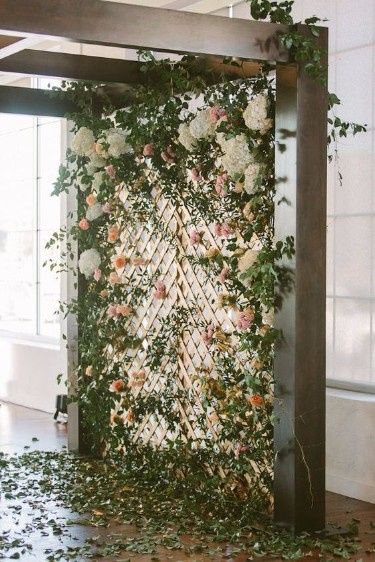 Painel floral e muro inglês - inspirações! 13