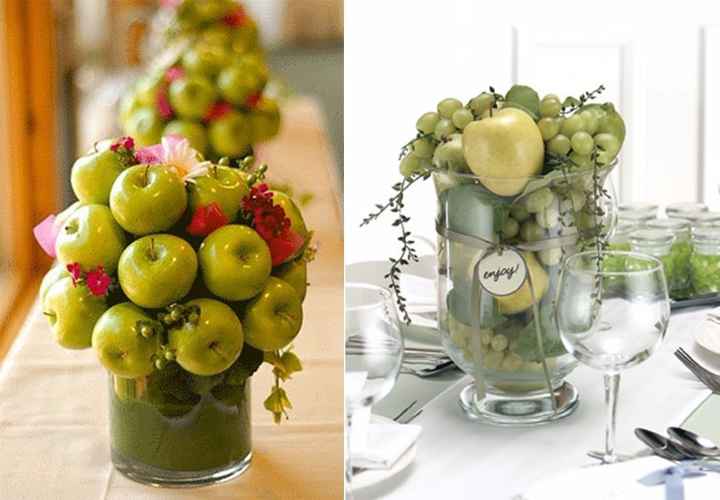 mesa com frutas
