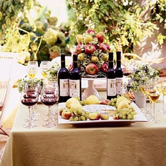 mesa com frutas