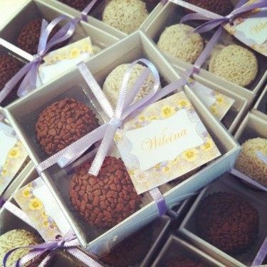 Doces embalados 