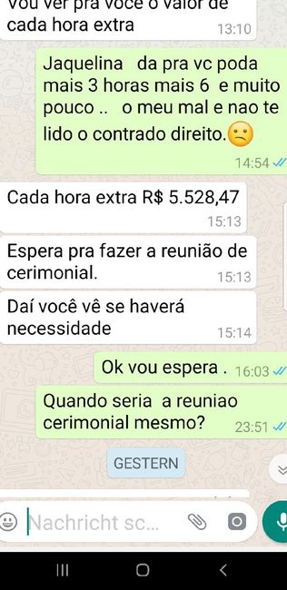 6 horas esta escrito no meu contrado. e nomal - 1