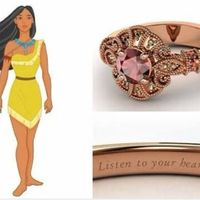 Anéis de noivado da disney - 1