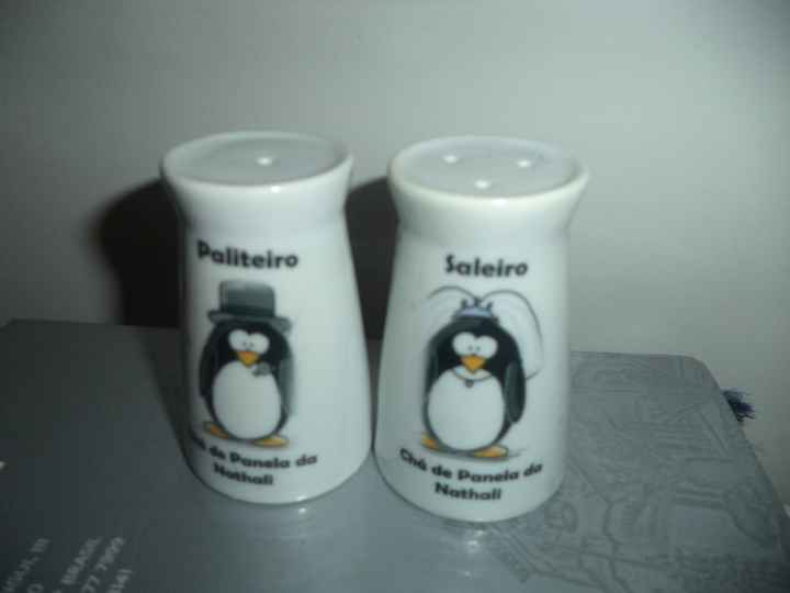 saleiro e paliteiro- chá de panela