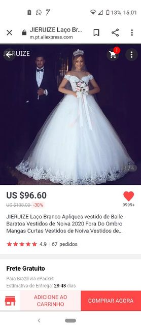 Vestido de noiva barato 3