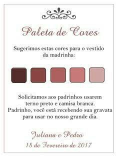 Paleta de cores madrinhas de casamento 5