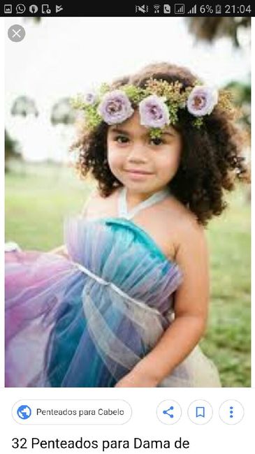 Penteado da daminha - 1