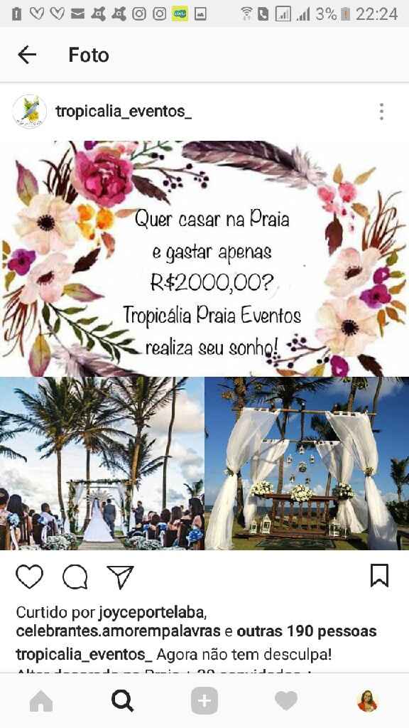Casar na praia Salvador - 1