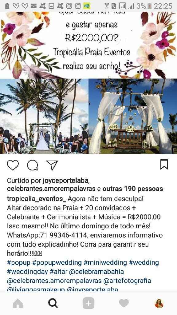 Casar na praia Salvador - 2