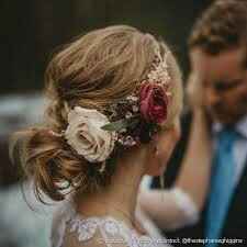 Penteado com flores - 5
