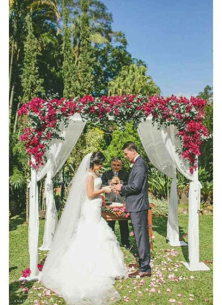 Altar de Casamento ao Ar Livre. - 2