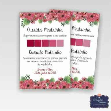 Paleta de cores madrinhas de casamento - 3