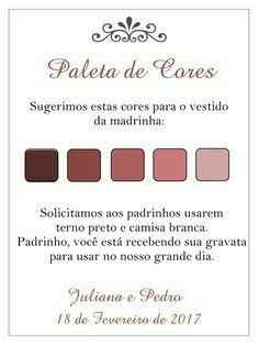 Paleta de cores madrinhas de casamento - 5