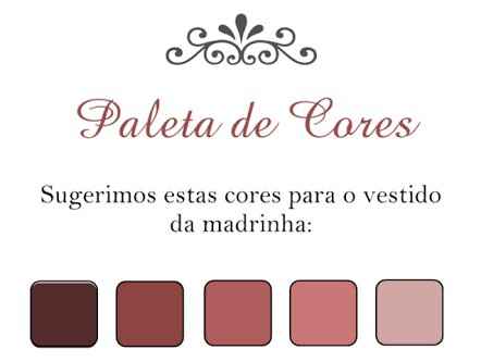 Paleta de cores madrinhas de casamento - 9