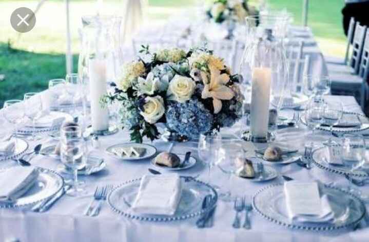 Help!!! Sugestões de decoração em azul para mesa do bolo, convidados e doces. - 5