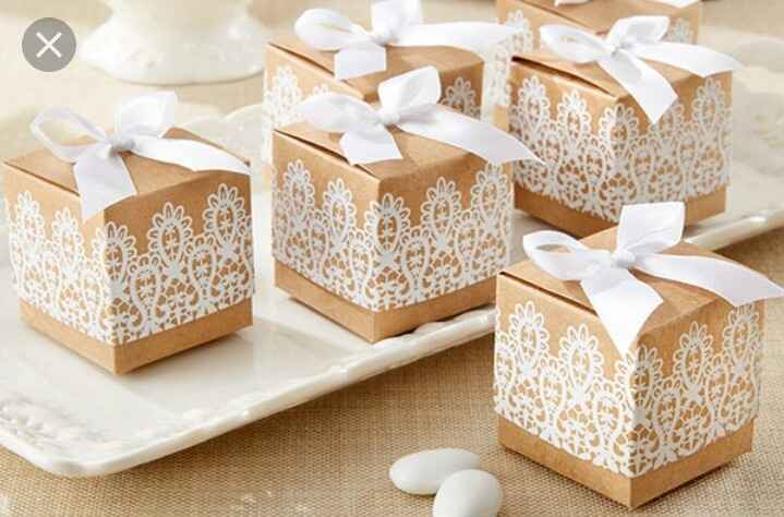 Lembrancinhas caixinha doces e bem casado - 4