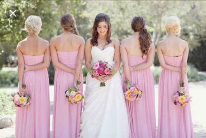 Casamento de Dia ao ar livre | Vestido das madrinhas curto ou longo? - 1