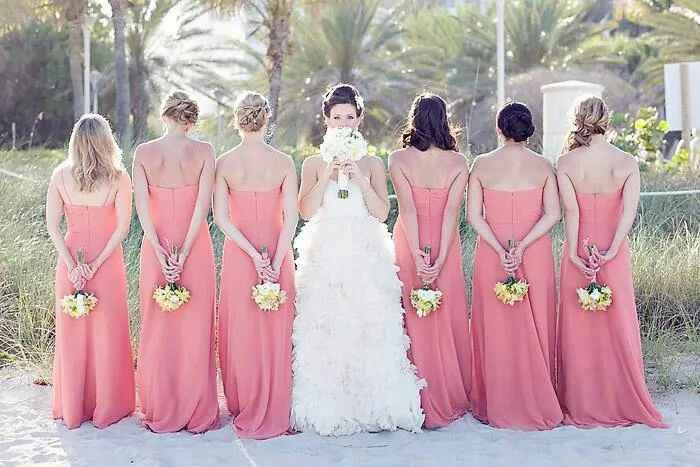 Casamento de Dia ao ar livre | Vestido das madrinhas curto ou longo? - 4