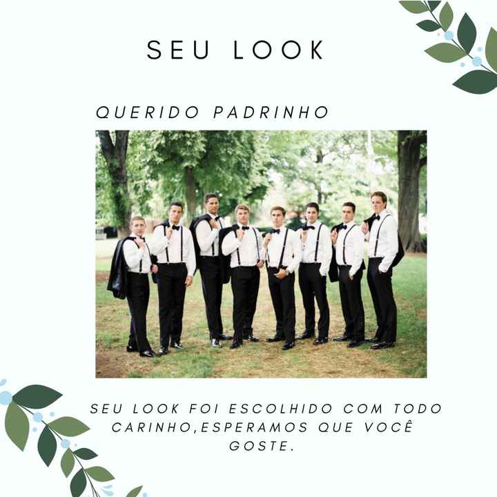 PROVA DO ANJO: quantos casais de padrinhos terá? - 1