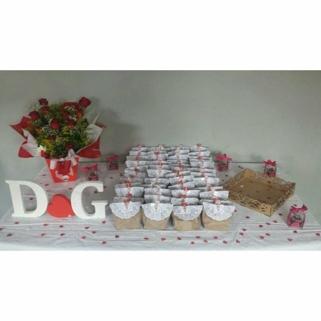 Mesa de lembrancinhas