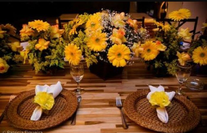  Decoração rustica com flores amarelas? - 2