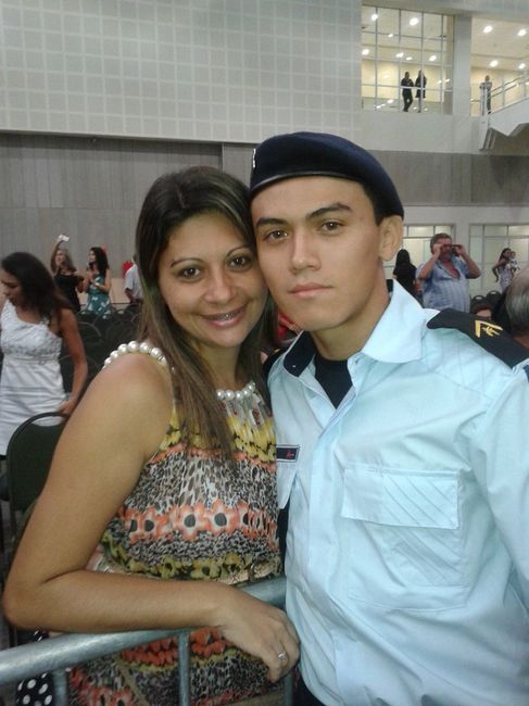 Formatura de Weslle na PMCE 
