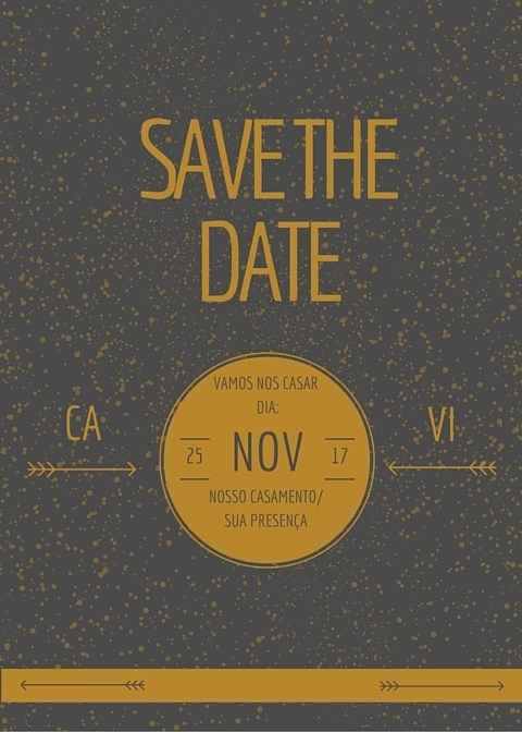Meu save the date do noivado