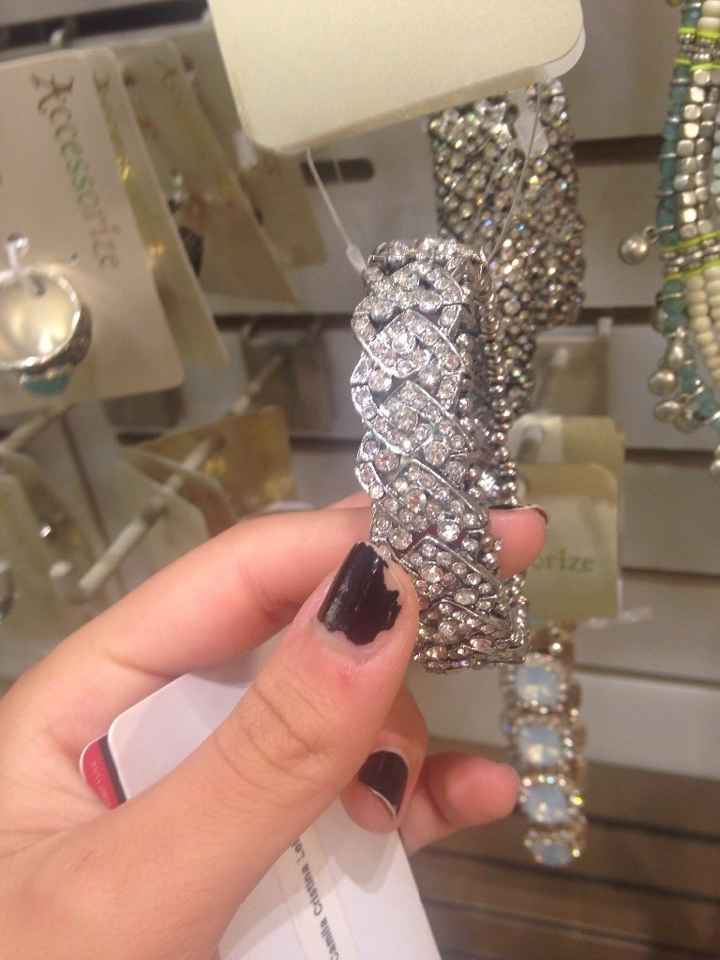 Pulseira de strass